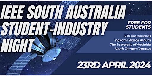 Primaire afbeelding van IEEE South Australia Student-Industry Night 2024