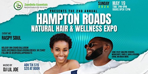 Imagen principal de 2nd Annual Hampton Roads Natural Hair & Wellness Expo