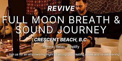 Primaire afbeelding van Full Moon Breathwork & Soundbath Journey