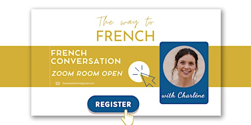 Imagem principal do evento French casual conversation - Zoom room open