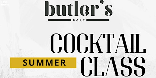 Primaire afbeelding van Cocktail Class at Butler's feat. SUMMER COCKTAILS