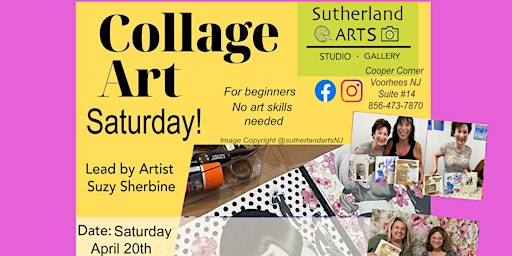 Hauptbild für Let's Collage with Suzy!  Beginner Collage Art Saturday for Adults
