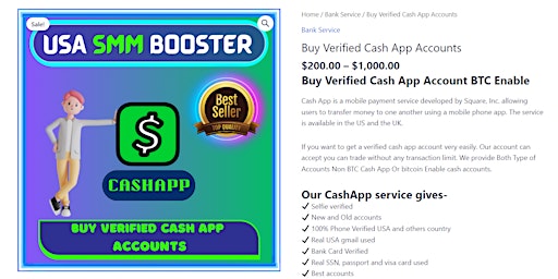 Immagine principale di Top 11 Sites to Buy Verified Cash App Accounts NEW AND OLD 