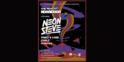 Imagem principal do evento THE PATH TO KONNEXION feat. NEON STEVE + Pineo & Loeb, CHKLZ, DONUT DJS
