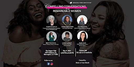 Imagem principal do evento Compelling Conversations with Remarkable Women