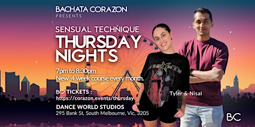 Bachata Sensual Technique Thursdays  primärbild