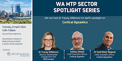 WA MTP Sector Spotlight on Cortical Dynamics primary image