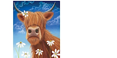 Sip&Paint "Spring Cow" primary image