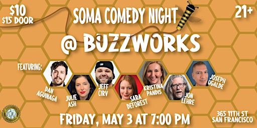 Imagem principal do evento SOMA Comedy Night @ Buzzworks