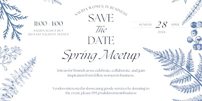 Imagem principal do evento Salida Women in Business - Spring 2024 Meetup