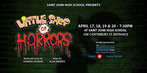 Imagem principal do evento Little Shop of Horrors - Friday, April 19