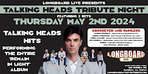 Primaire afbeelding van Crosseyed & Painless: Talking Heads Tribute