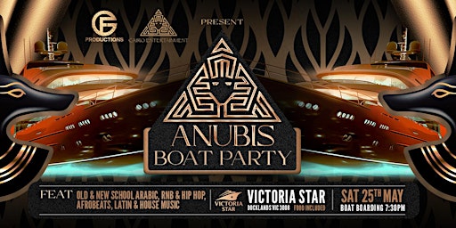 Imagem principal do evento Anubis Boat Party