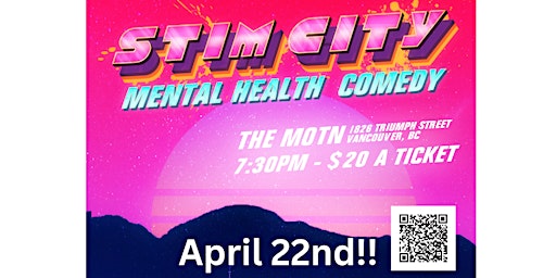 Imagem principal do evento Stim City: Mental Health Comedy Show