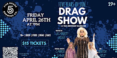 Primaire afbeelding van FIVE YEARS OF FUN DRAG SHOW