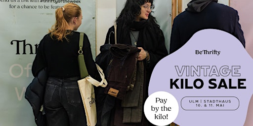 BeThrifty Vintage Kilo Sale | Ulm | 10. & 11. Mai primary image