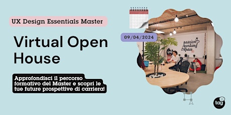 Imagem principal do evento Virtual Open House - UX Design Essentials Master