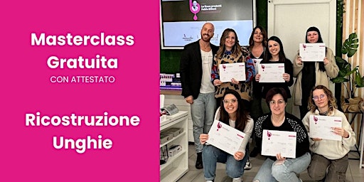 Imagem principal do evento MASTERCLASS GRATUITA RICOSTRUZIONE UNGHIE • by FABIO BILLONI®️