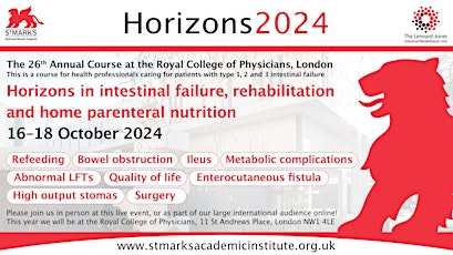 Horizons in Intestinal Failure, Rehab & Home Parenteral Nutrition 2024 primary image