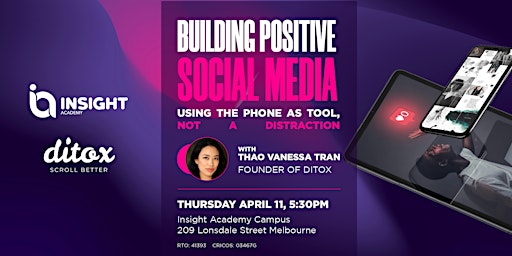 Positive Social Media Workshop: Use Phone As A Tool, Not A Distraction primary image