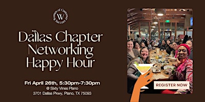 Image principale de Women of Customer Success - Dallas Networking Happy Hour