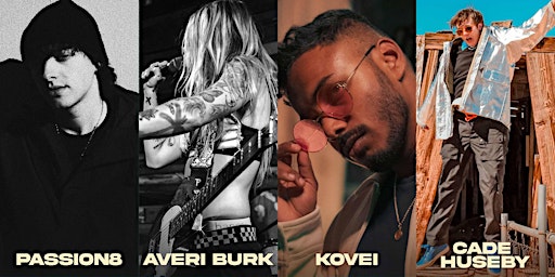 Imagem principal do evento averi burk, kovei, passion8, cade  huseby, Paige Galdieri