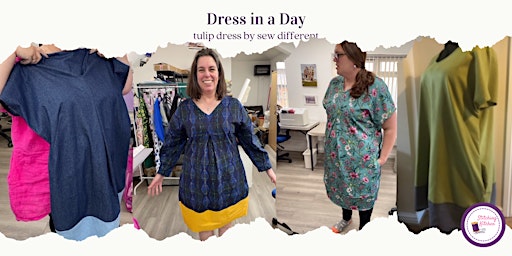 Immagine principale di Dress in a day - Tulip dress by Sew different - with Emma Smith 