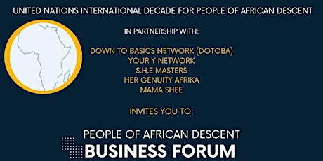 People of African Descent Business Forum
