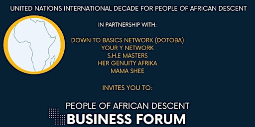 People of African Descent Business Forum primary image