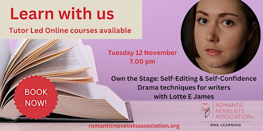 Own the Stage: Drama techniques for writers : self-editing & confidence  primärbild