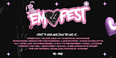 Imagem principal do evento The Emo Festival Comes to Coventry!