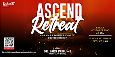 Imagen principal de ASCEND: A 48 Hours  Shut-In Prophetic Prayer Retreat 2024