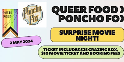 Immagine principale di Queer Food and Poncho Fox Movie night 