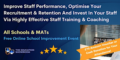 Improve Staff Performance & Optimise Your Staff Recruitment & Retention primary image
