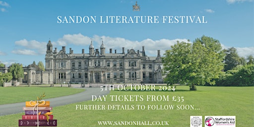 Image principale de Sandon Literature Festival - All Day Admission Saturday