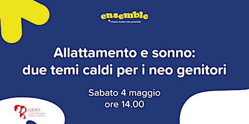 Imagem principal do evento Allattamento e sonno: due temi caldi per i neo genitori