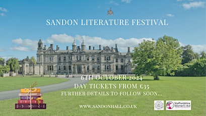 Sandon Literature Festival - All Day Admission Sunday