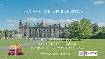 Imagem principal de Sandon Literature Festival - All Day Admission Sunday