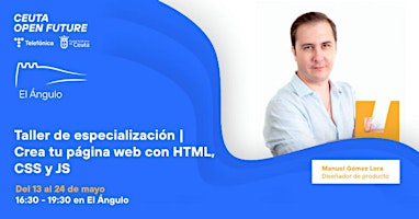 Imagen principal de Taller de especialización | Crea tu web con HTML, CSS y JS