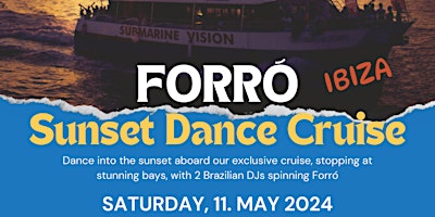 Imagem principal do evento Sunset Dance Cruise - Forró del Mar