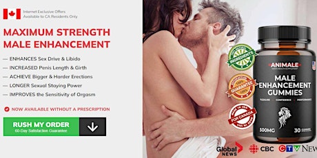 Animale Male Enhancement Gummies [Canada] Benefits and Costs!