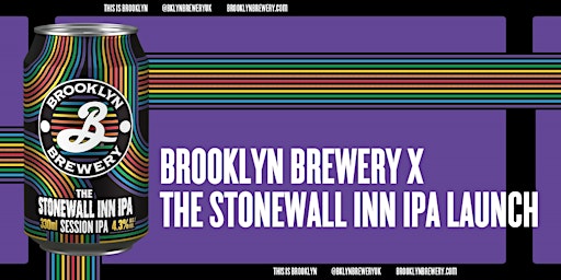 Imagem principal do evento BROOKLYN BREWERY X THE STONEWALL INN IPA LAUNCH PARTY