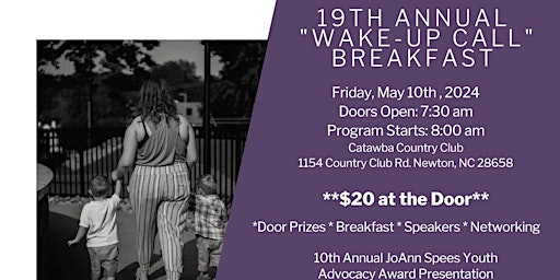 Primaire afbeelding van 19th Annual "Wake-Up Call Breakfast"