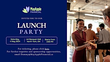 Hauptbild für MayApple Financial Launch Party