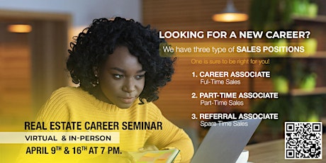 FREE Virtual Real Estate Career Seminar - 16 Apr 2024