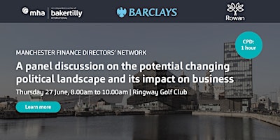 Primaire afbeelding van Manchester Finance Directors' Network Event