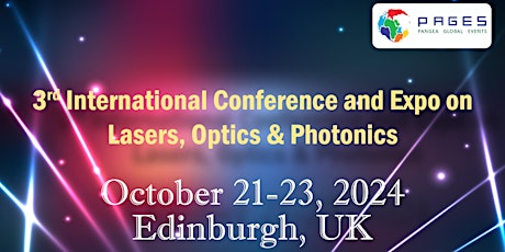 3rd International Conference and Expo on Lasers, Optics & Photonics