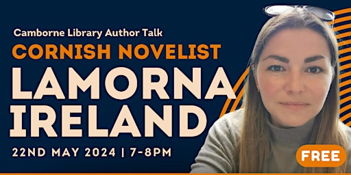 Primaire afbeelding van Author Talk with Cornish Romance Novelist 'Lamorna Ireland'