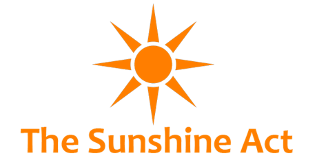 Sunshine Act Reporting – Clarification for Clinical Research.