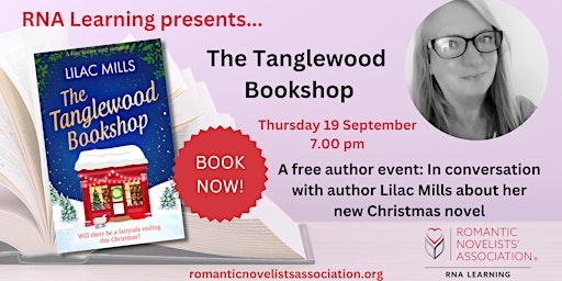 Imagem principal do evento In conversation with author Lilac Mills about her Christmas novel 'The Tanglewood Bookshop'